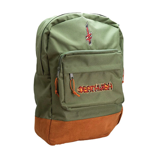 Deathwish Saturation Backpack - Olive - Vault Board Shop Deathwish