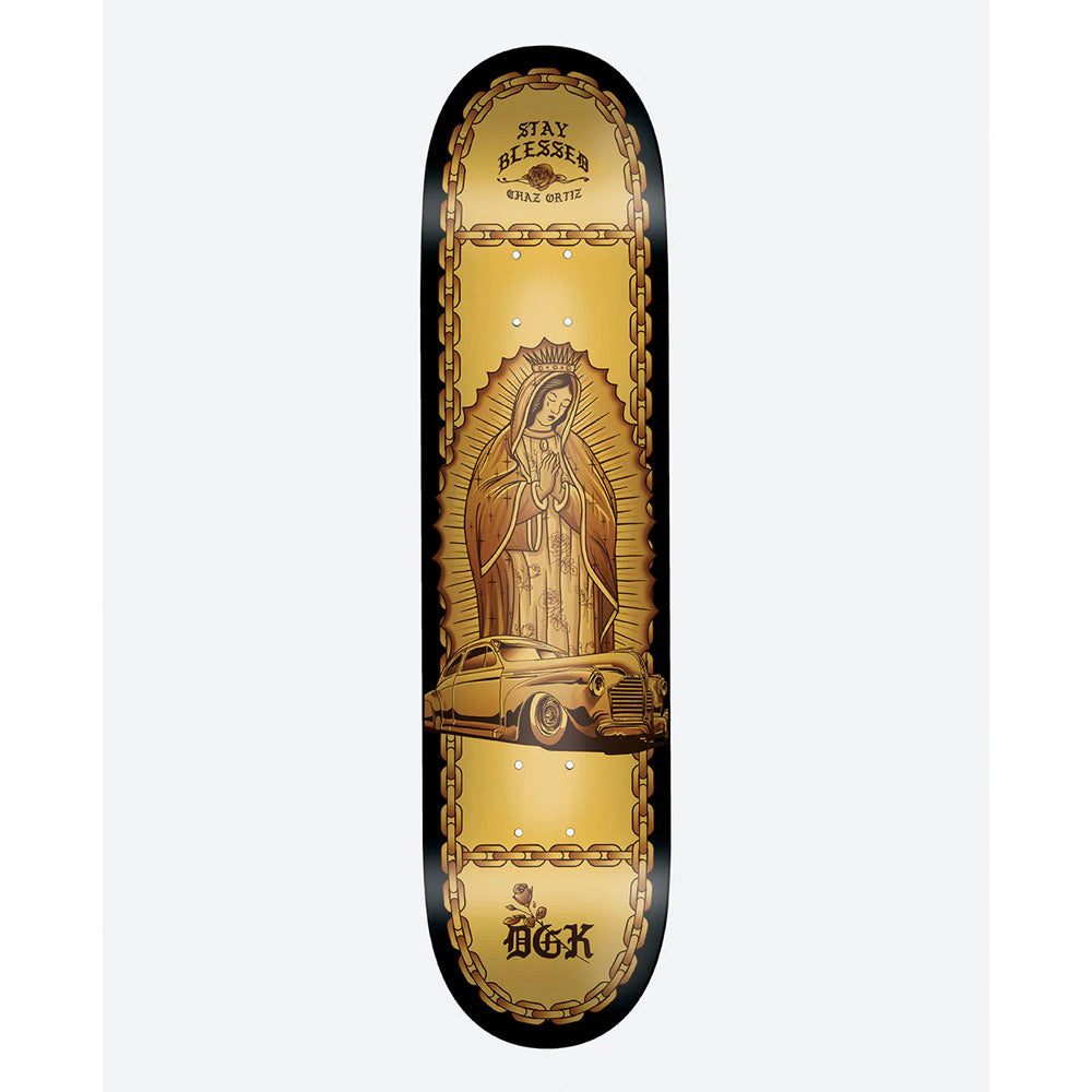 DGK Lo-Side Ortiz Deck Black - 8.1"