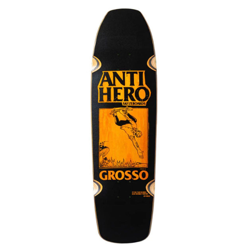 Antihero Grosso WW SSD Black Deck - 9.25"