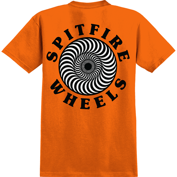 Spitfire Youth OG Classic Swirl Tee - Orange/ Black