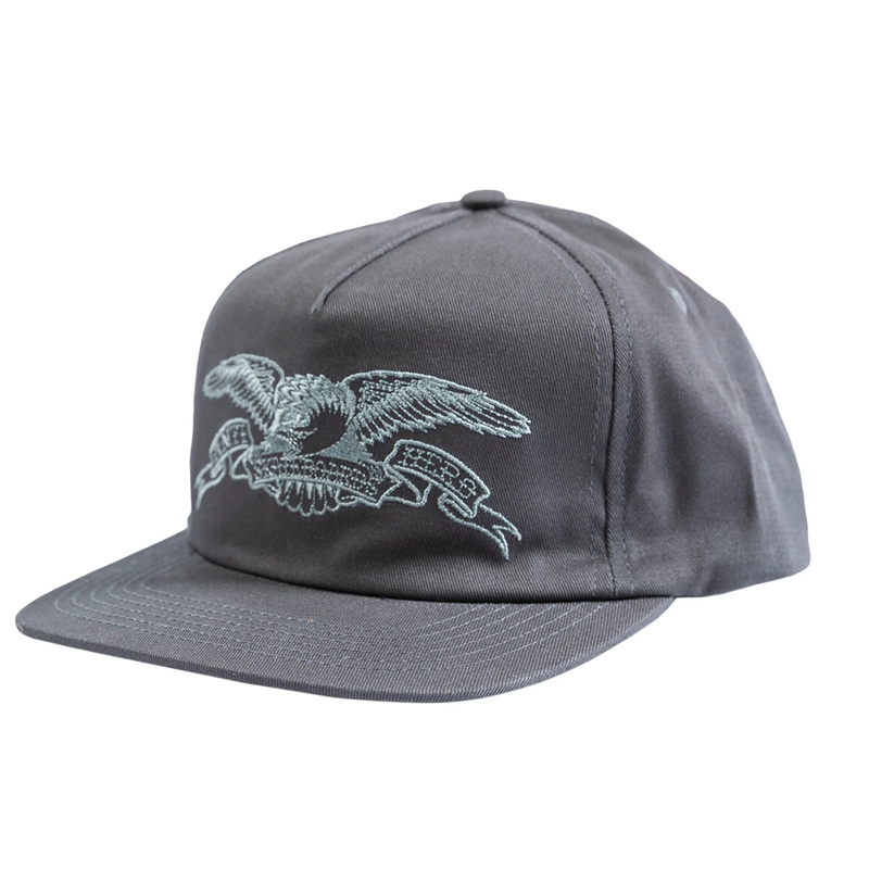 Antihero Basic Eagle Embroidered Hat - Charcoal/ Grey