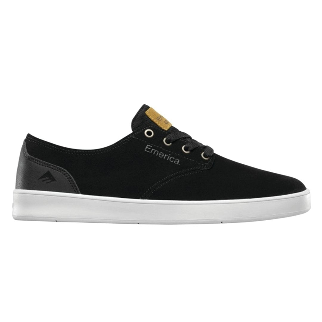 Emerica The Romero Laced - Black/ Black/ White - Vault Board Shop Emerica