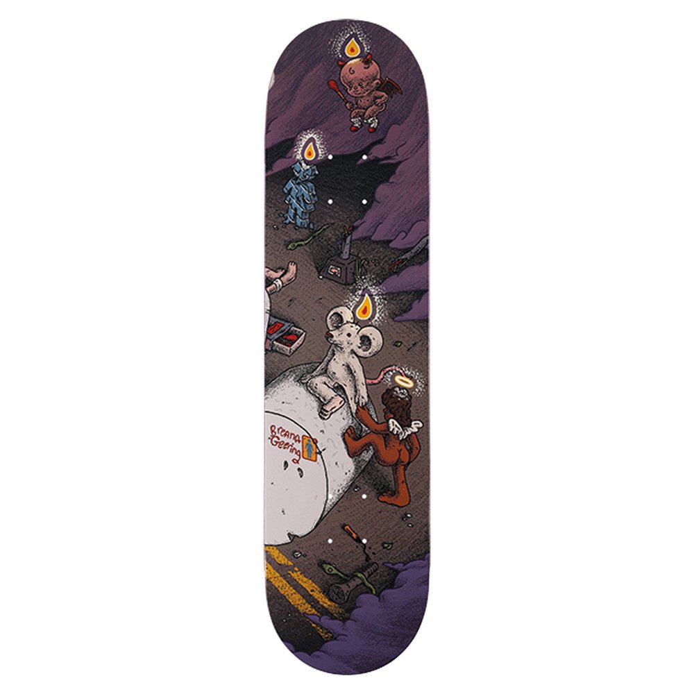 Girl Geering Monumental Deck - 8.0" - Vault Board Shop Girl