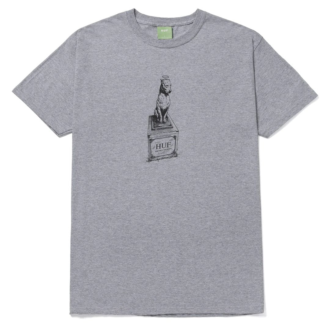 HUF All Dawgs Tee Tee - Athletic Grey - Vault Board Shop HUF