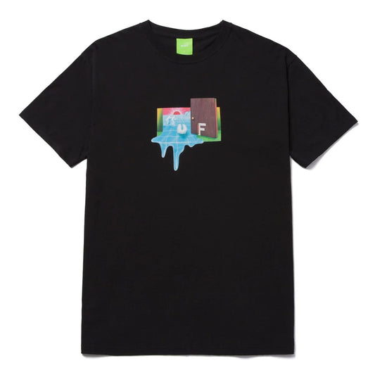 HUF Door of Perception Tee - Black - Vault Board Shop HUF