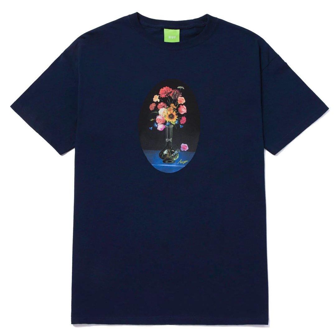 HUF Mom's New Vase Tee - Navy - Vault Board Shop HUF