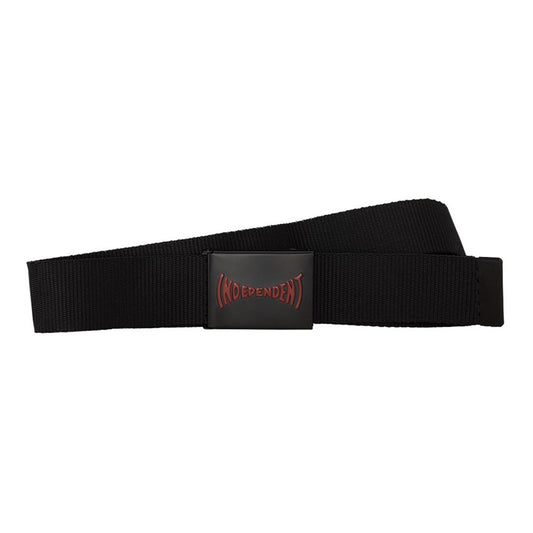 Independent Span Web Belt - Black - Vault Board Shop Santa Cruz