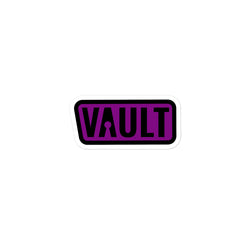 Vault Logo Sticker Purple -- 3", 4", 5.5"