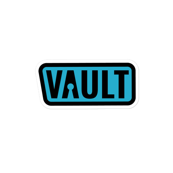 Vault Logo Sticker Blue - 3", 4", 5.5"