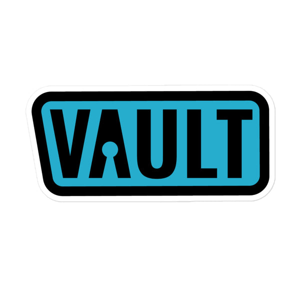 Vault Logo Sticker Blue - 3", 4", 5.5"