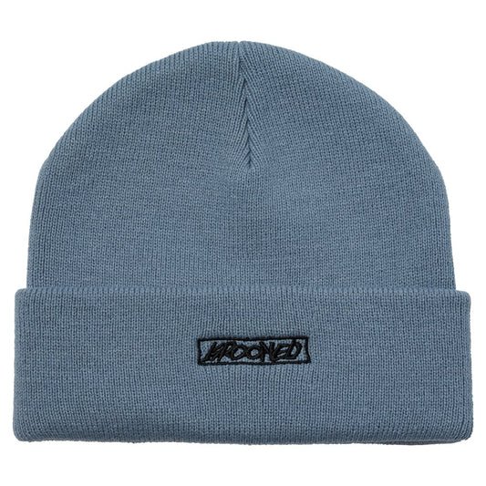 Krooked Moonsmile Script Beanie - Blue - Vault Board Shop Krooked