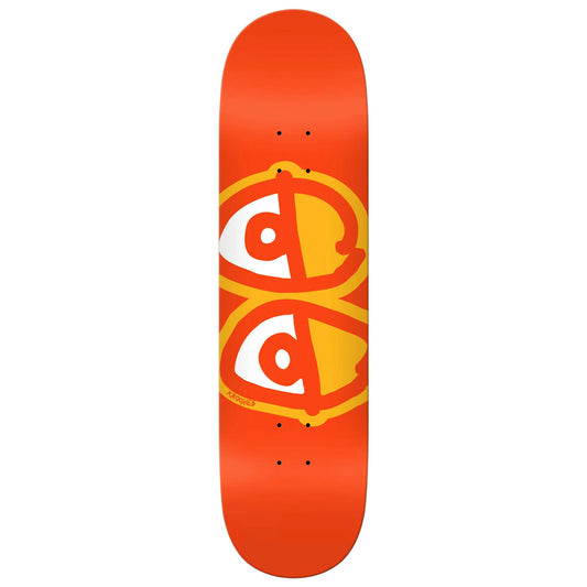 Krooked Team Eyes Orange Skateboard Deck - 8.25"