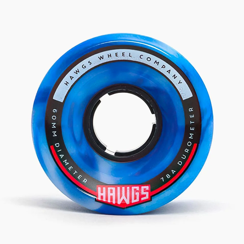 Landyachtz Chubby Hawgs 78a Stoneground Blue/ White Swirl - 60mm