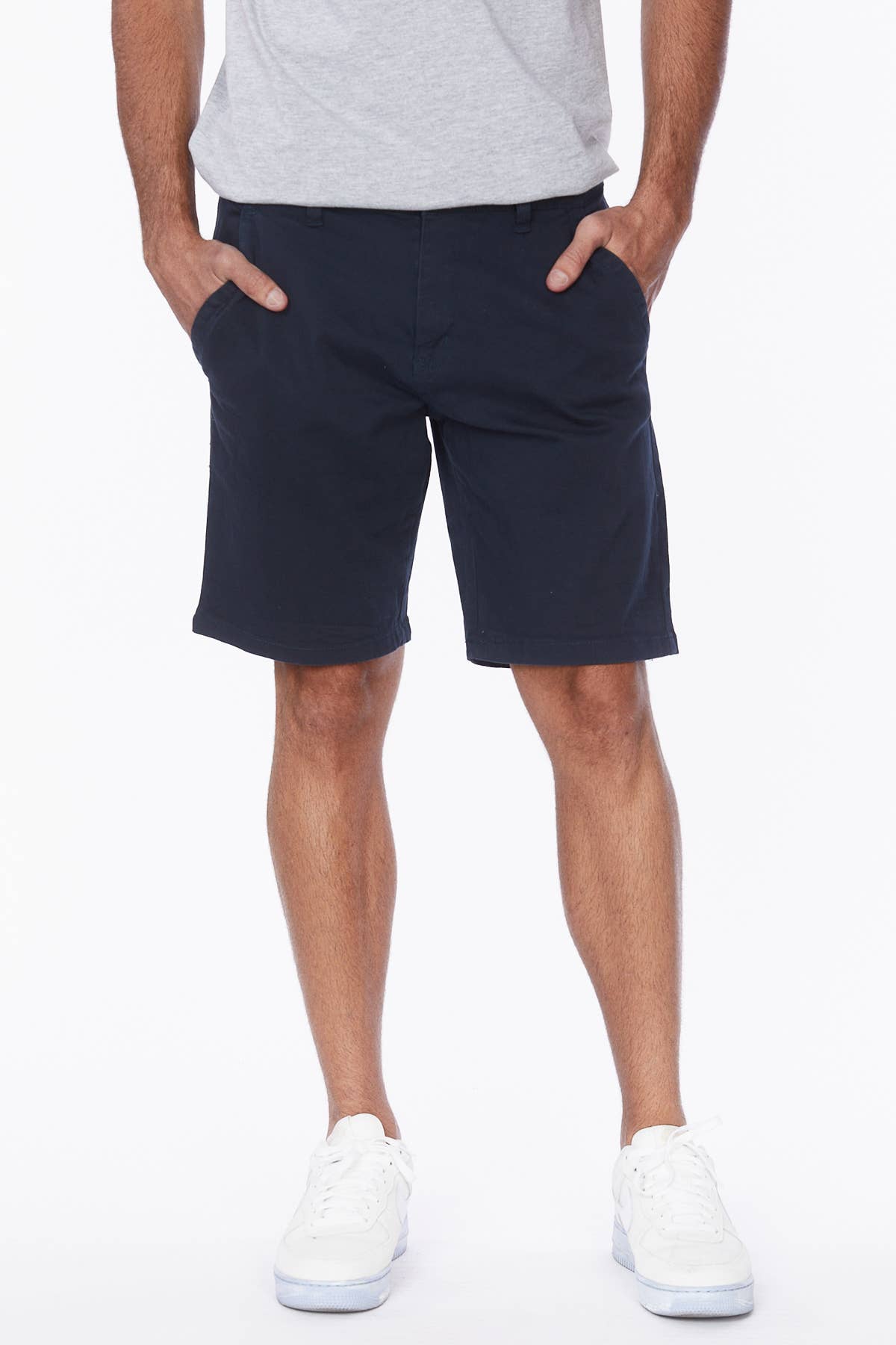 Men's Twill Summer Stretch 4 Pocket Chino Shorts - Black - Vault Board Shop Hawk's Bay