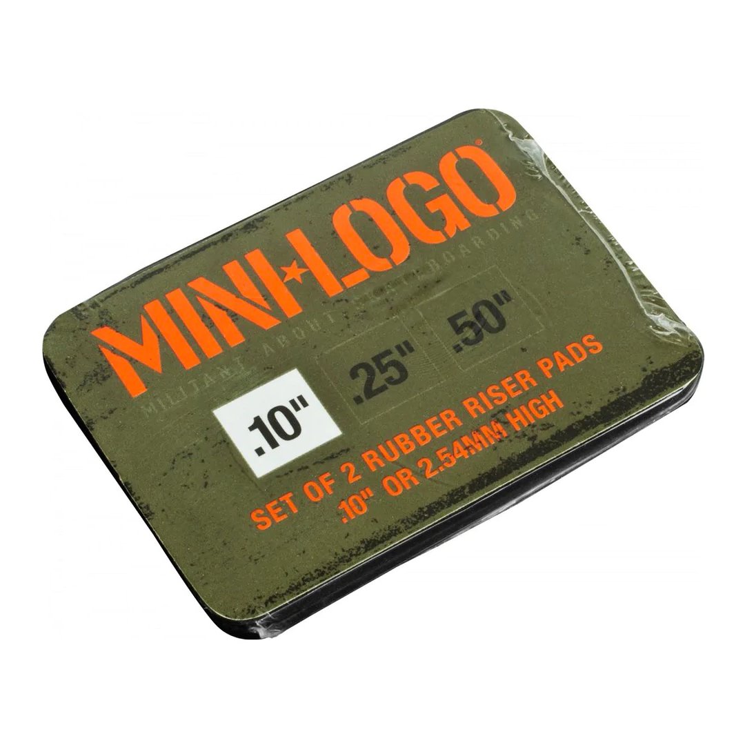 Mini Logo 1/8" Shock Absorbing Riser Pads - Vault Board Shop Mini Logo