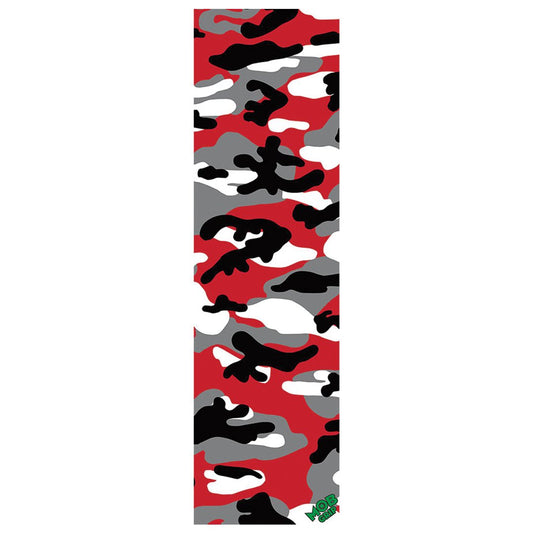 Mob Camo Griptape Sheet 9" x 33" - Red - Vault Board Shop Mob