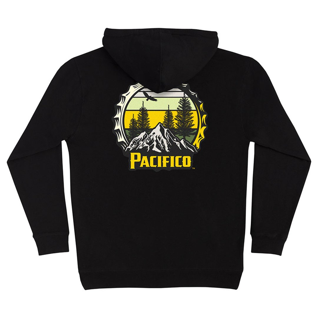 OJ X Pacifico Heavyweight Hoodie - Black - Vault Board Shop OJ