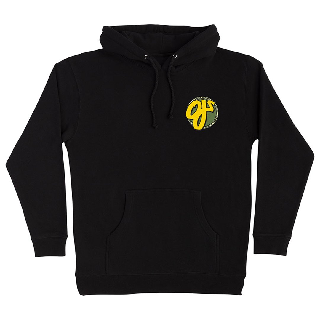 OJ X Pacifico Heavyweight Hoodie - Black - Vault Board Shop OJ