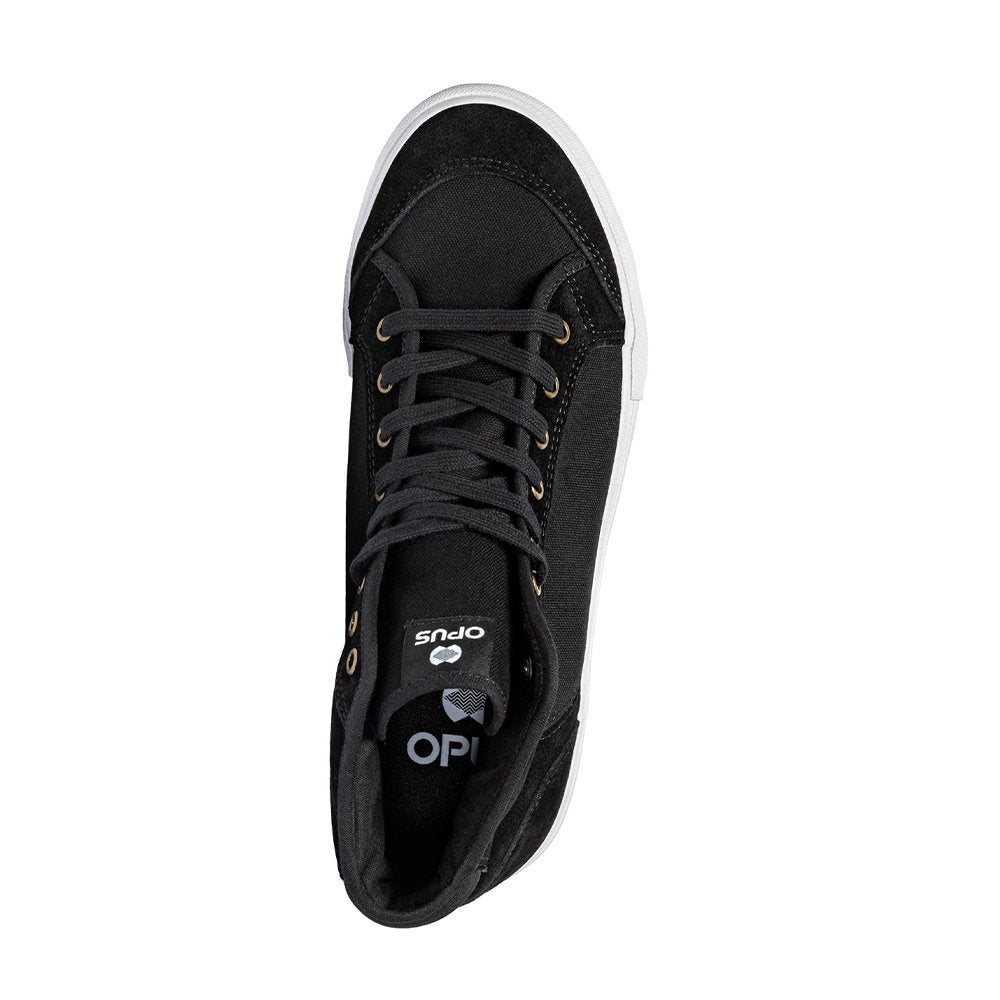 Opus Footwear Courtside High - Black/ White - Vault Board Shop Opus Footwear