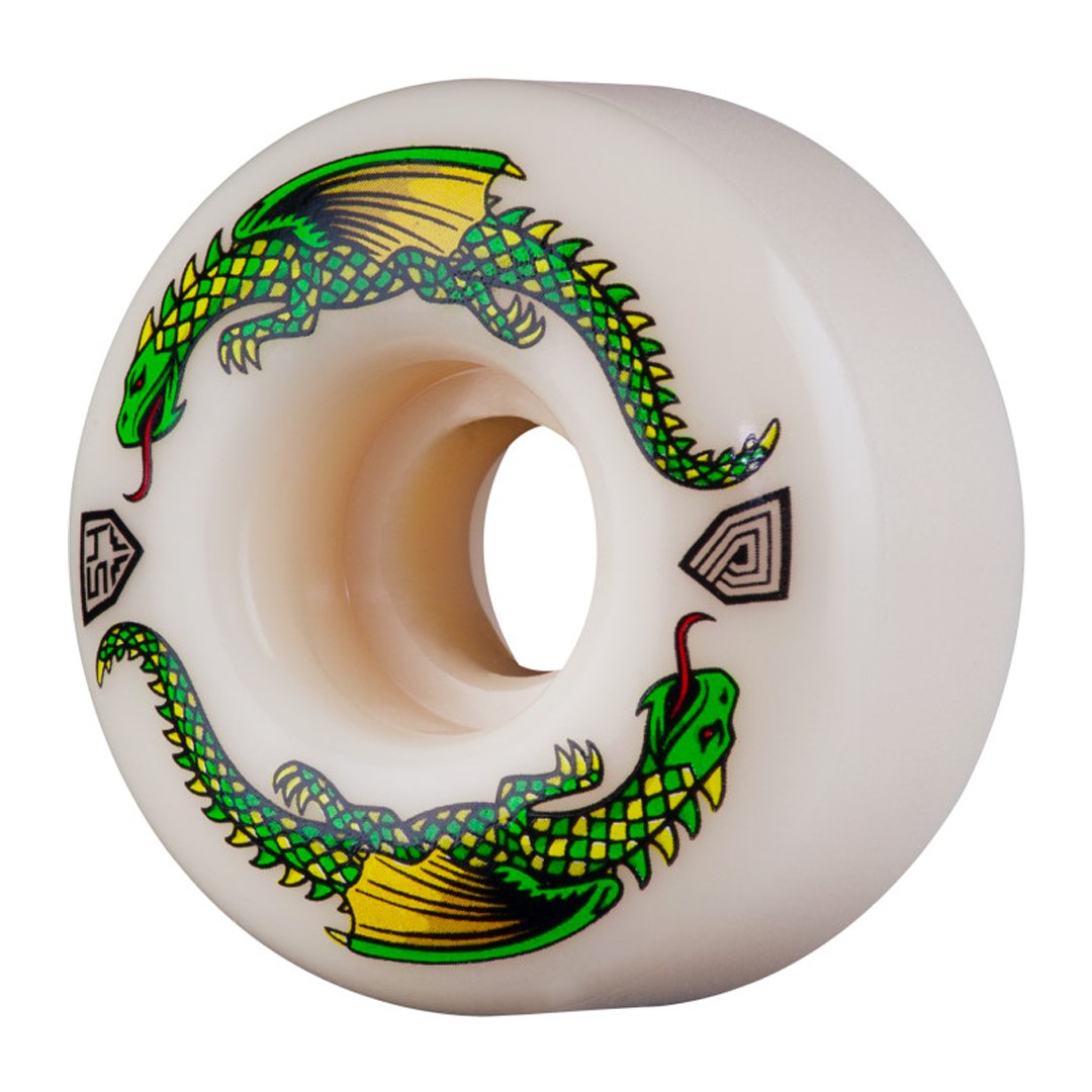 Powell Peralta Dragon Formula Green Dragon Wheels 93A - 54mm x 34mm - Vault Board Shop Powell - Peralta