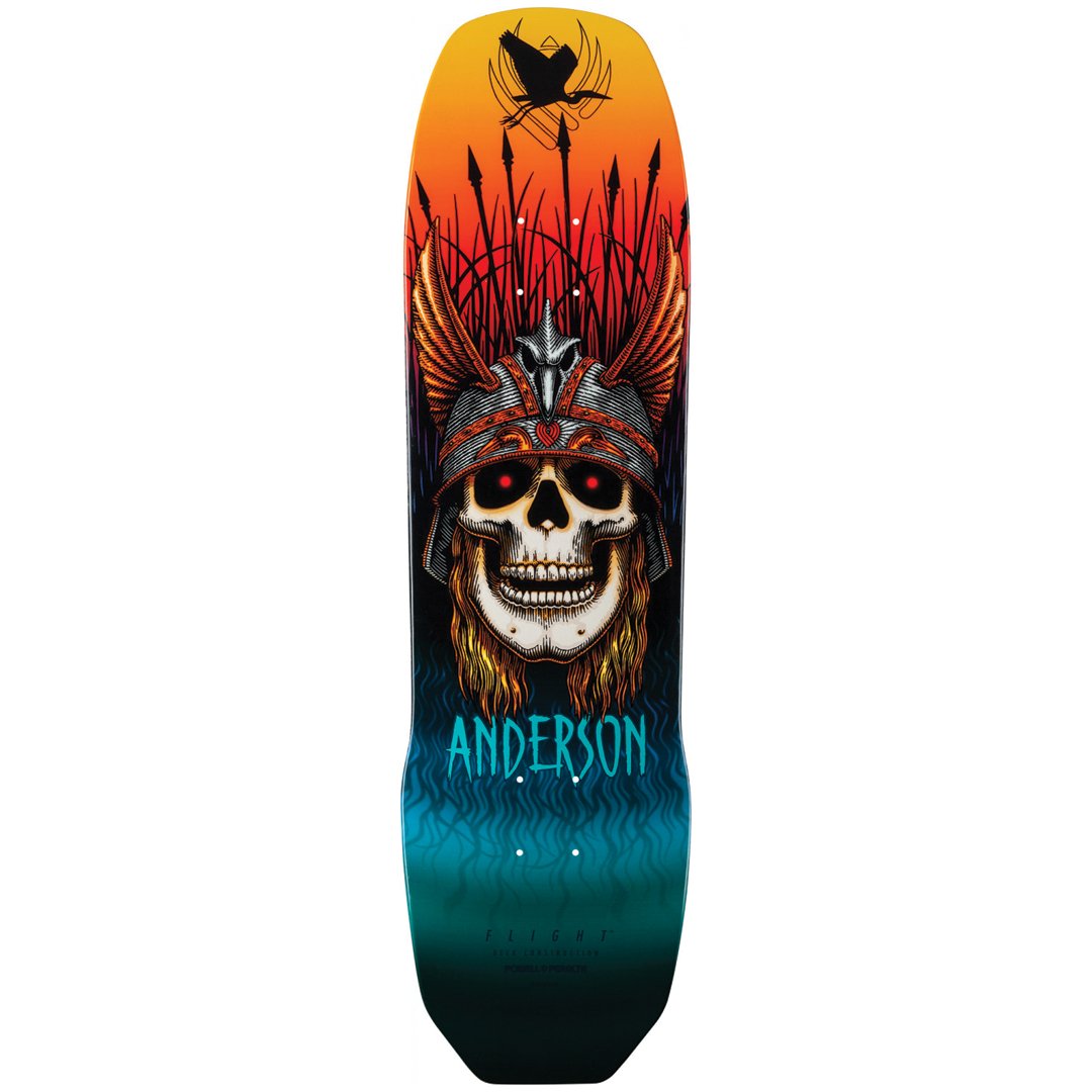 Powell - Peralta Flight Deck Andy Anderson Heron Skull - 8.45" - Vault Board Shop Powell - Peralta