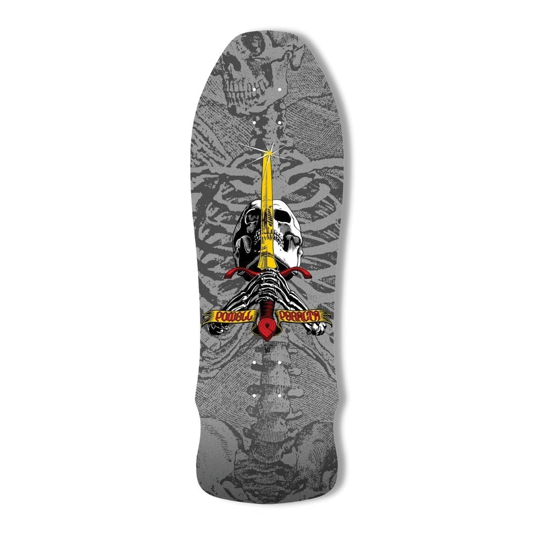 Powell - Peralta Geegah Skull and Sword Reissue Deck - 9.75" - Vault Board Shop Powell - Peralta