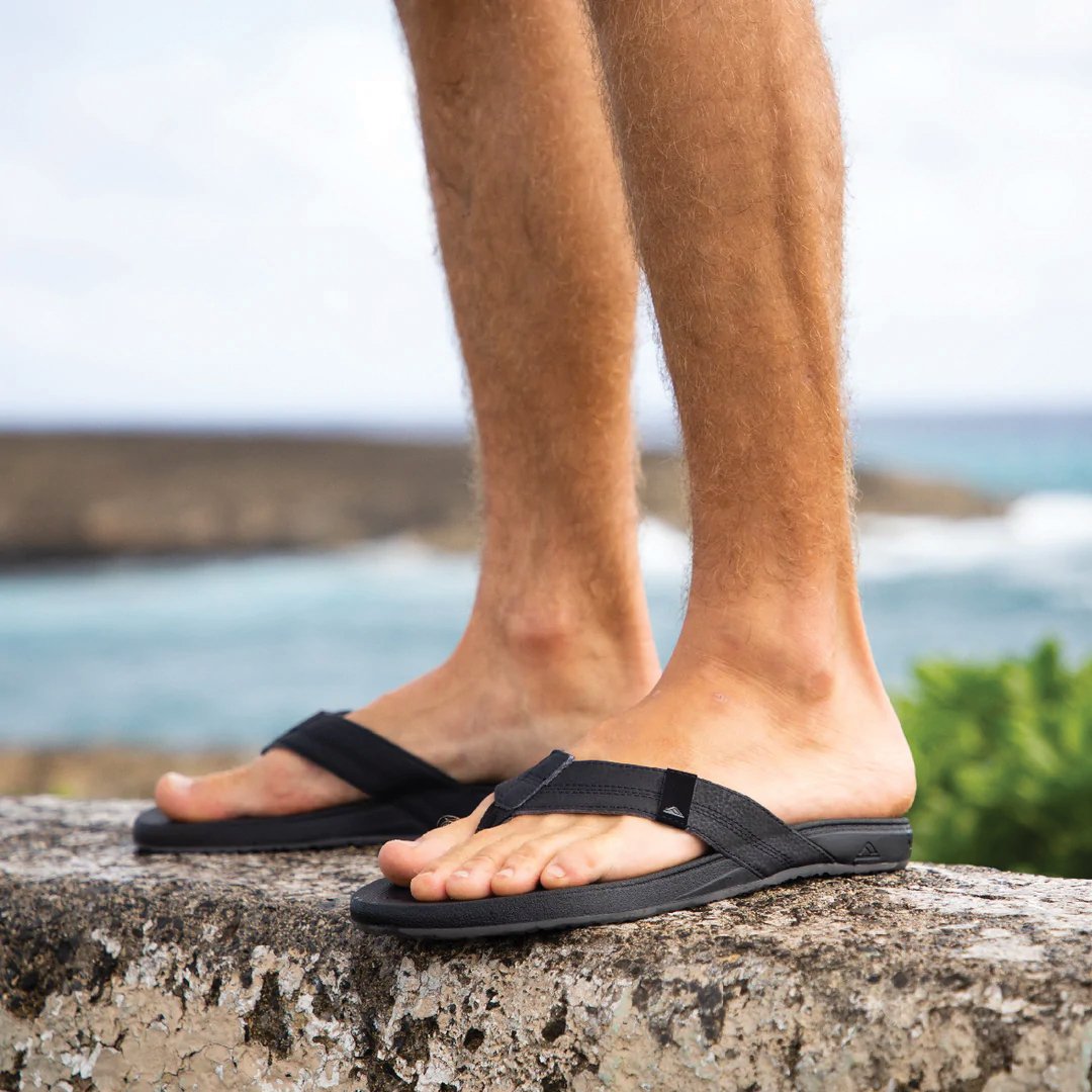 Reef Cushion Phantom Men's Sandals - Black - Vault Board Shop Reef