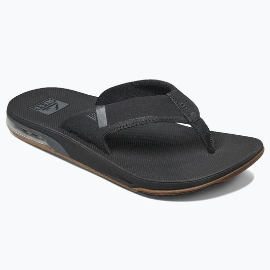 Reef Fanning Low Men's Sandals - Black - Vault Board Shop Reef