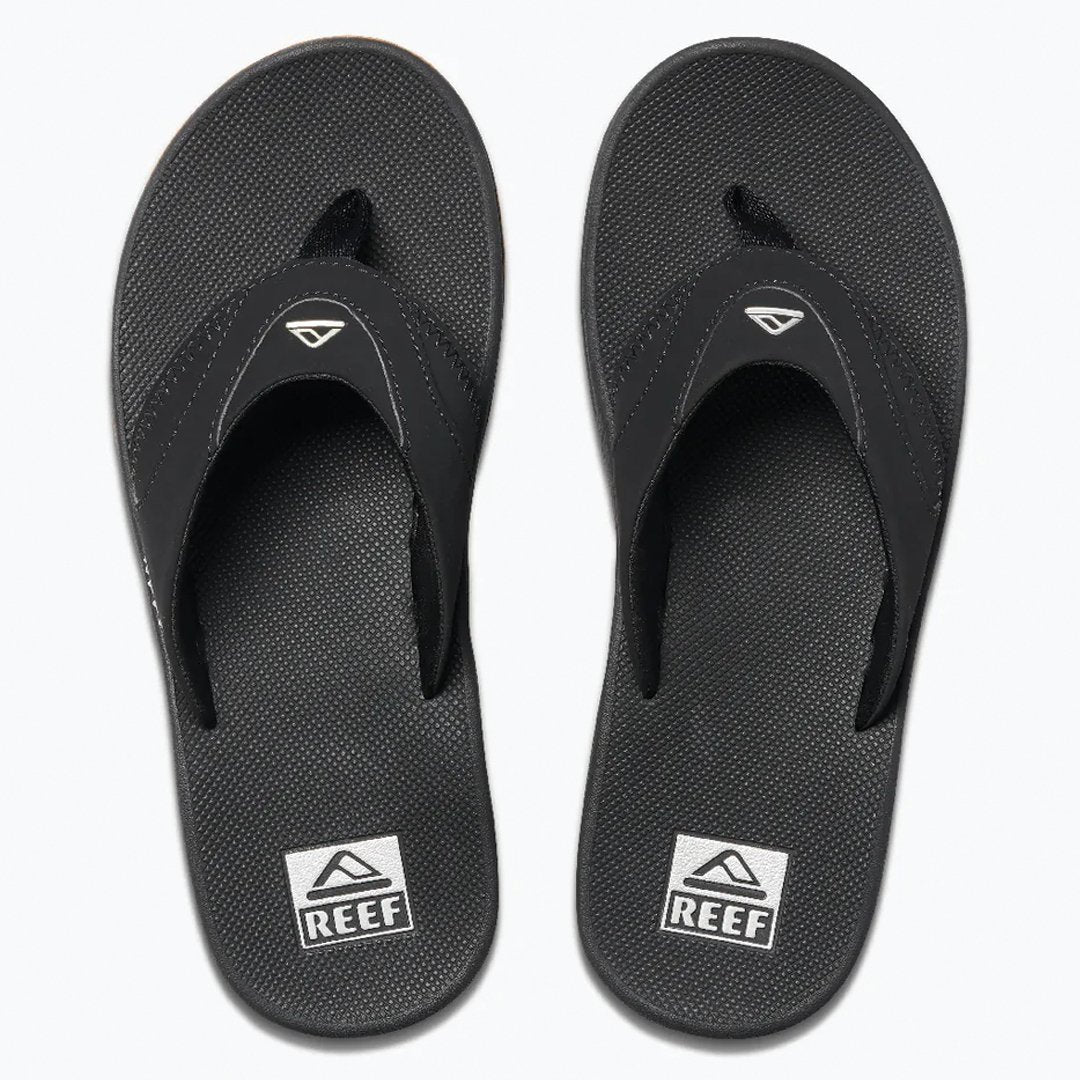 Reef Fanning Men's Sandals - Black/Silver - Vault Board Shop Reef