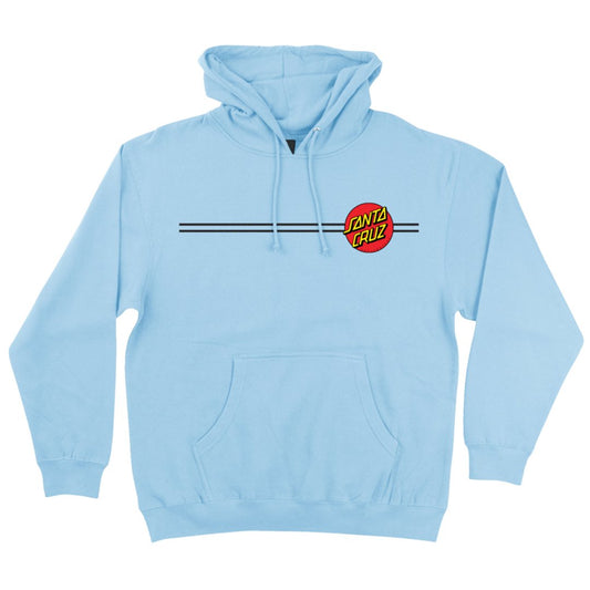 Santa Cruz Classic Dot Heavyweight Hoodie - Blue Aqua - Vault Board Shop Santa Cruz