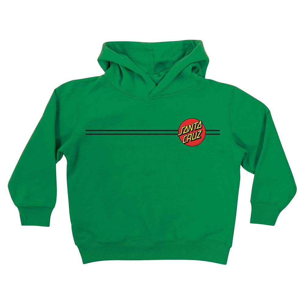 Santa Cruz Classic Dot Midweight Hoodie Kids - Kelly Green - Vault Board Shop Santa Cruz