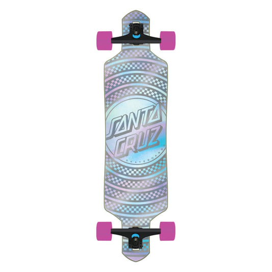 Santa Cruz Prismatic Dot Drop Thru Complete - 9.0" - Vault Board Shop Santa Cruz