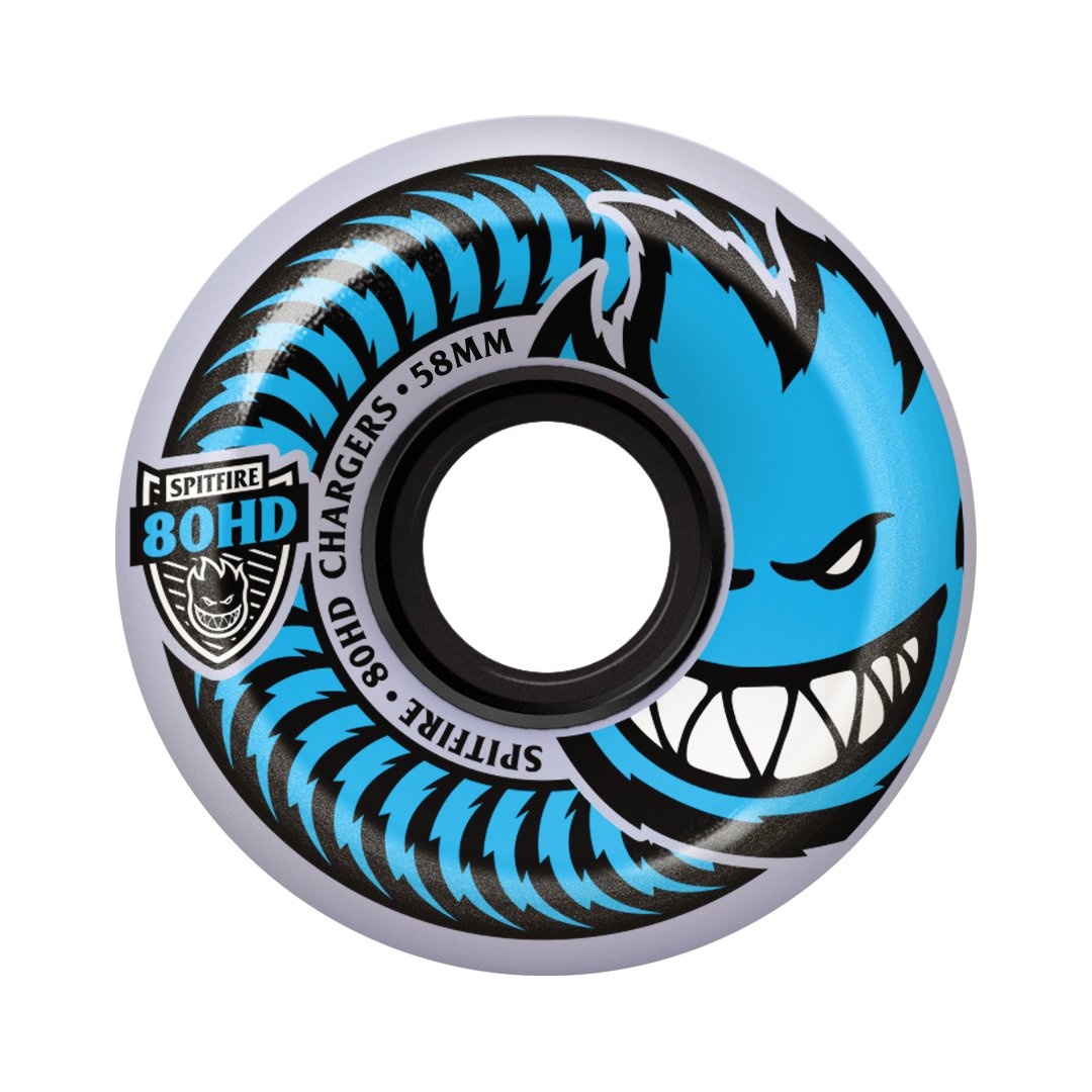 Spitfire 80HD Chargers Conical Blue - 56mm - Vault Board Shop Spitfire