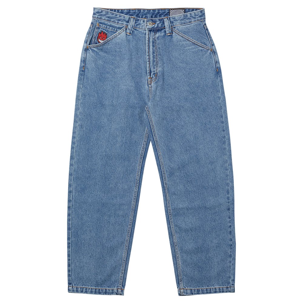 Spitfire Bighead Denim Pants - Stain Washed - Vault Board Shop Spitfire