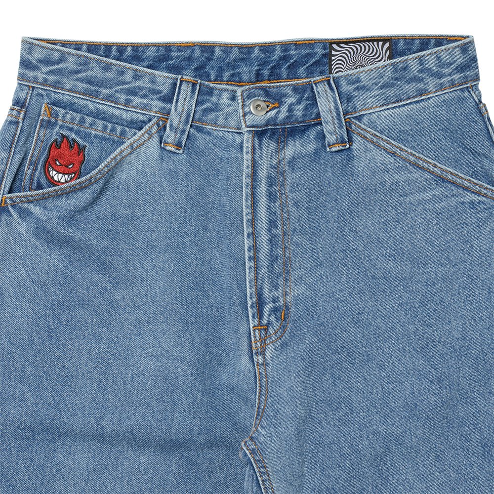 Spitfire Bighead Denim Pants - Stain Washed - Vault Board Shop Spitfire