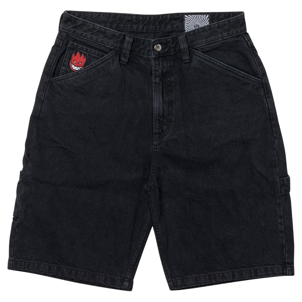 Spitfire Bighead Denim Shorts - Black - Vault Board Shop Spitfire