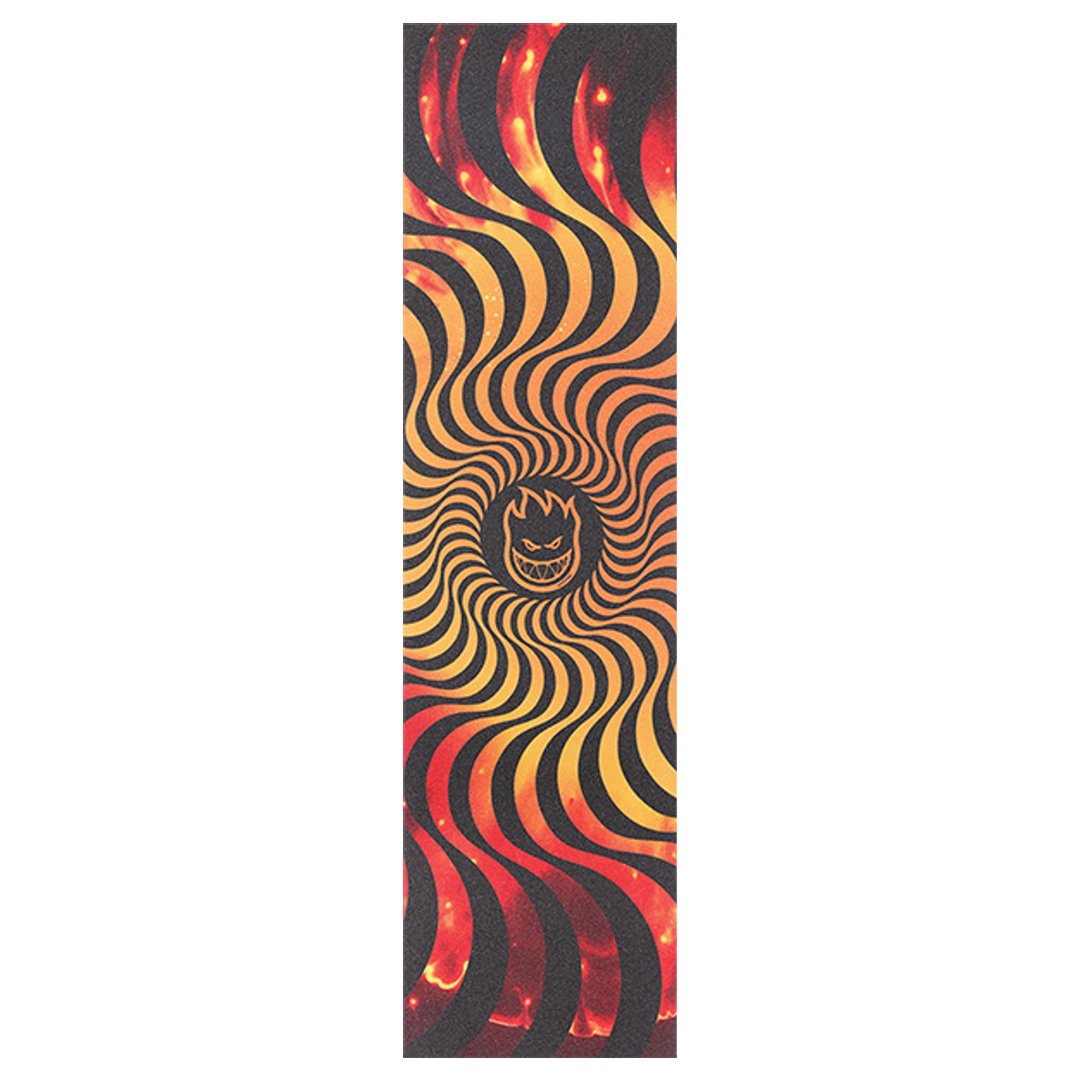 Spitfire Bighead Swirl Lava Griptape Sheet - 9" x 33" - Vault Board Shop Spitfire