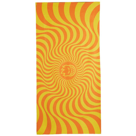 Spitfire Bighead Swirl Towel - Orange/ Yellow - Vault Board Shop Spitfire