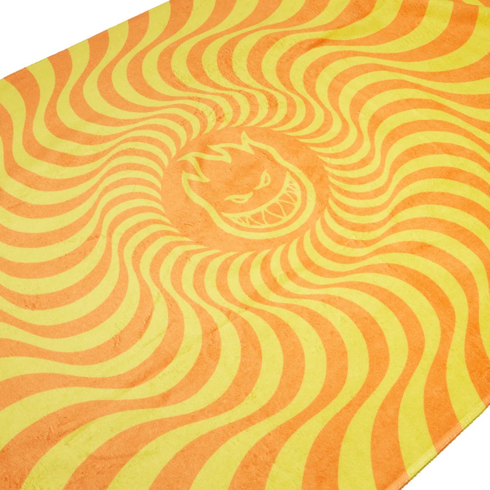 Spitfire Bighead Swirl Towel - Orange/ Yellow - Vault Board Shop Spitfire