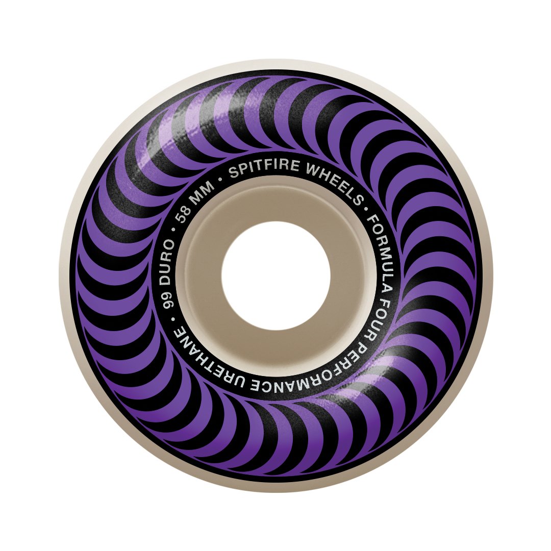 Spitfire Formula 4 Classic 99a Purple - 58mm - Vault Board Shop Spitfire