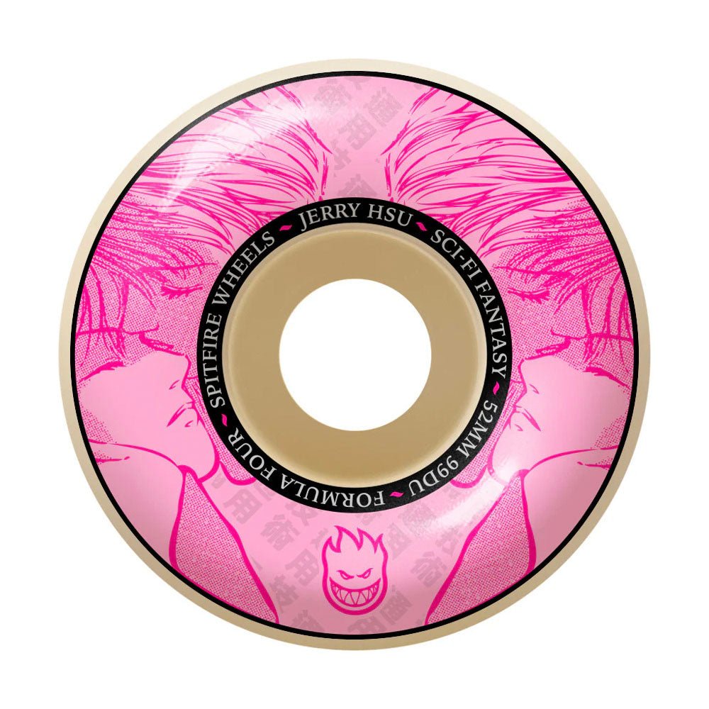 Spitfire Formula 4 Classic Jerry Hsu X Sci Fi Wheels 99d - 52mm - Vault Board Shop Spitfire