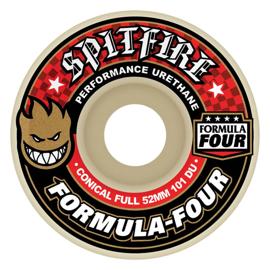 Spitfire Formula 4 Conical Full 101d - 52mm - Vault Board Shop Spitfire