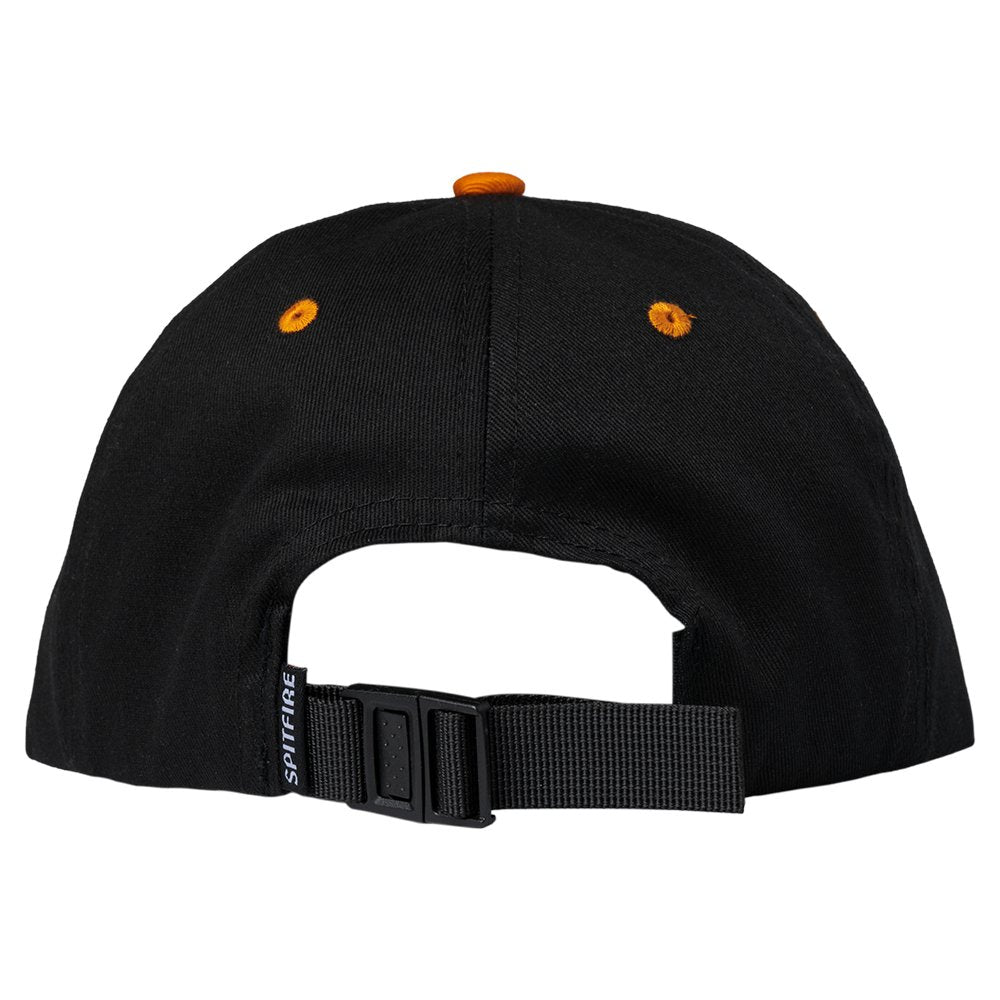 Spitfire Lil Bighead Strapback Hat - Black/ Orange - Vault Board Shop Spitfire