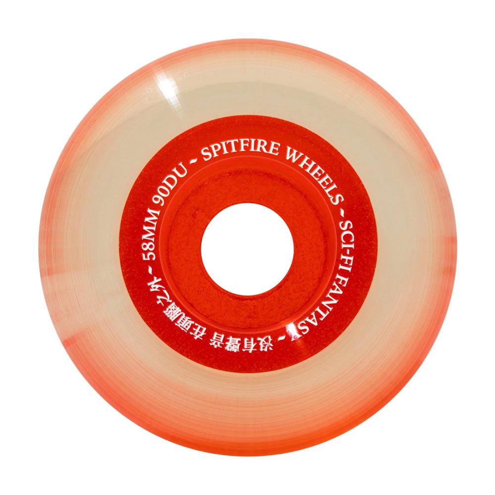 Spitfire Sapphires X SciFi 90d Red - 58mm - Vault Board Shop Spitfire