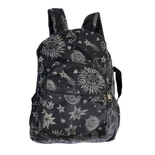 Sun and Moon Backpack - Black - Vault Board Shop Faire