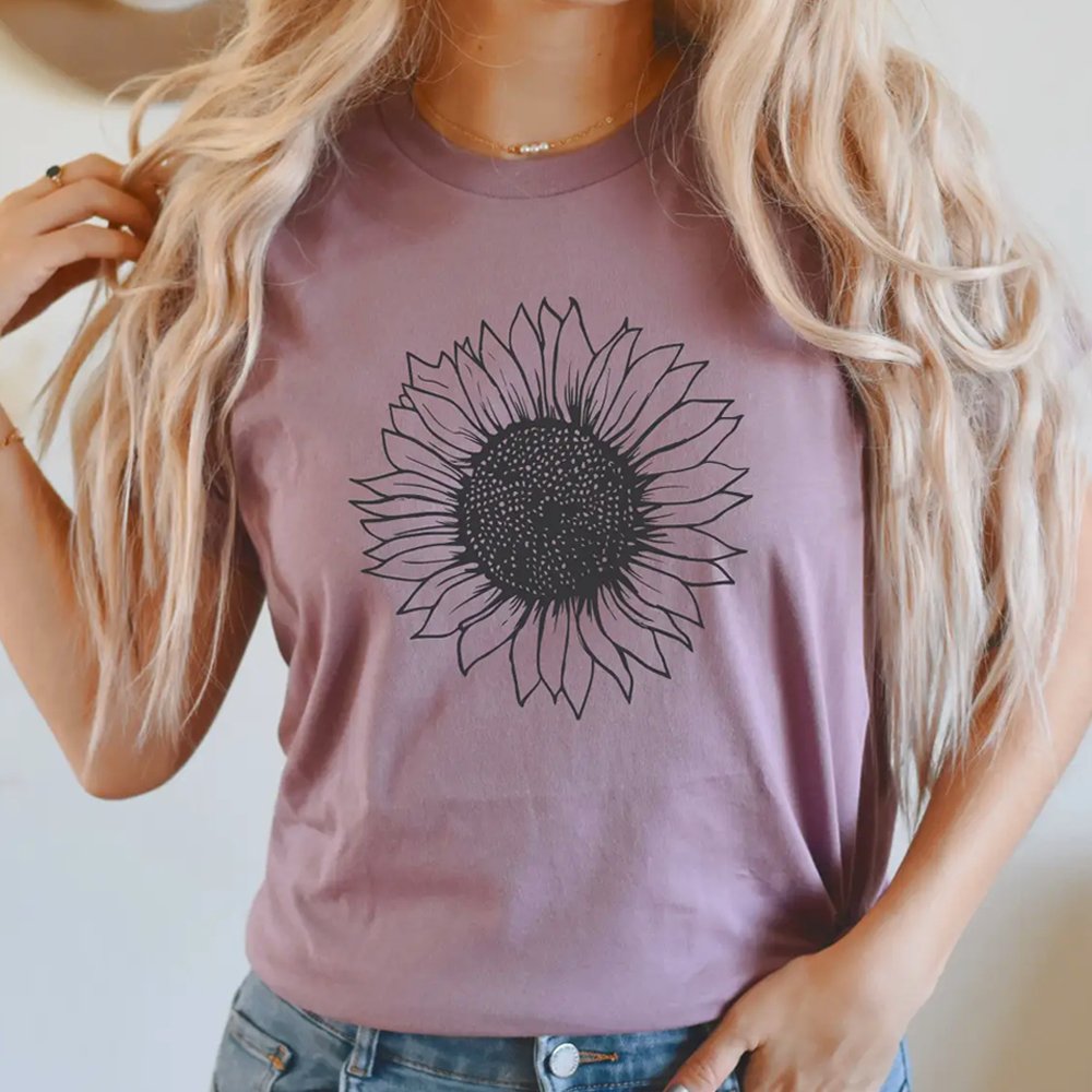 Sunflower Women's Tee - Orchid - Vault Board Shop Vault Board Shop