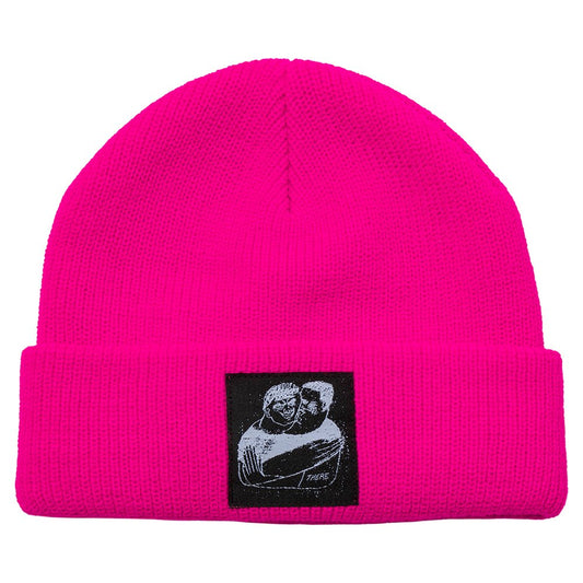 There STKWTHYOU Cuff Beanie - Pink - Vault Board Shop There Skateboards