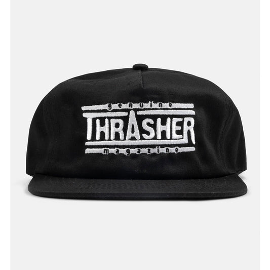 Thrasher Genuine Snapback Hat - Black