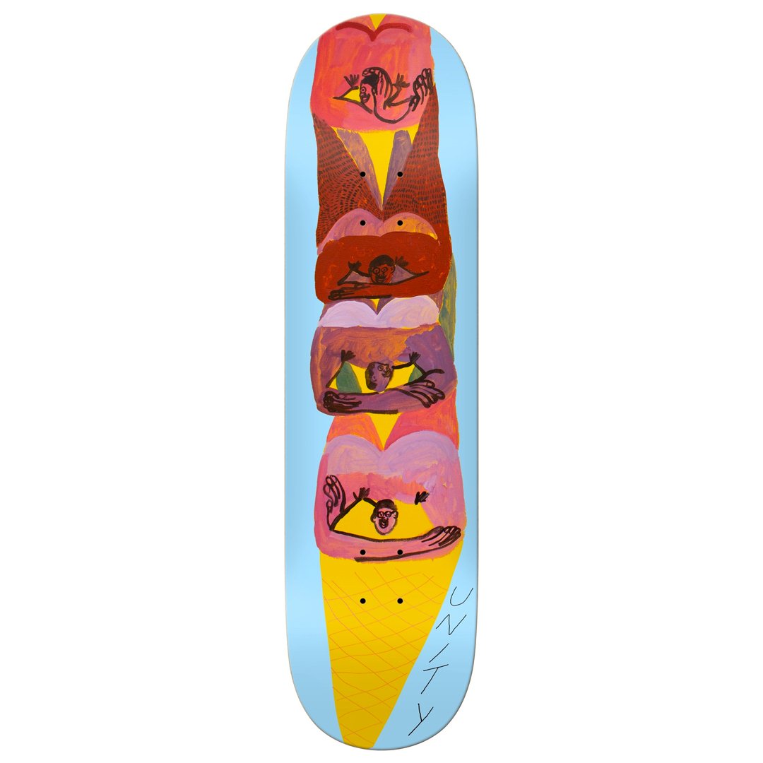 Unity Ice Cream Cone Deck - 8.06" - Vault Board Shop Unity Skateboarding