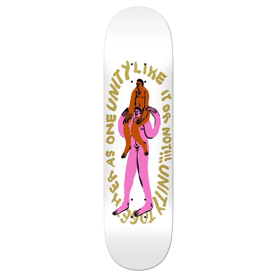 Unity On Top True Fit Deck - 8.06" - Vault Board Shop Unity Skateboarding